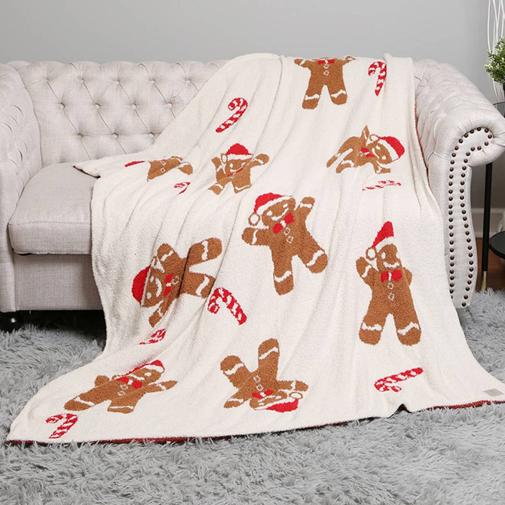 Gingerbread Throw Blanket, product view