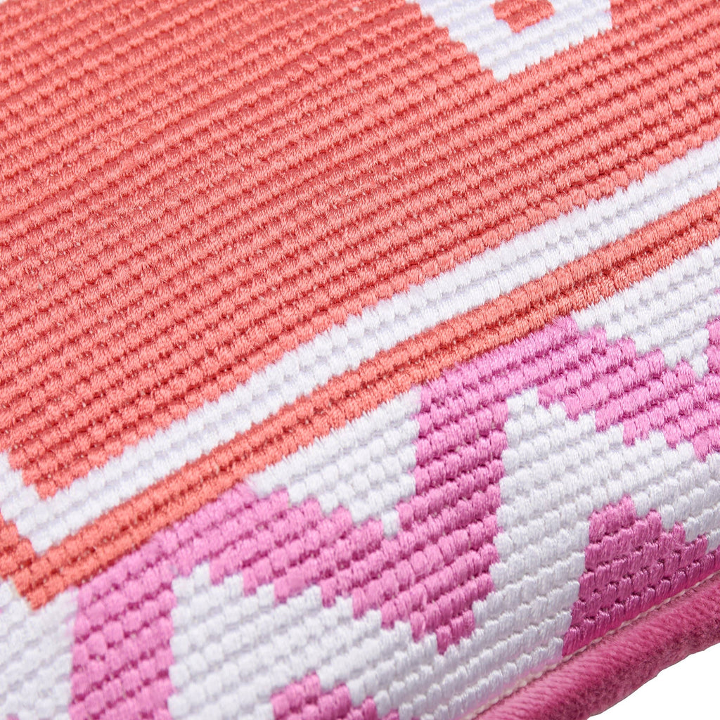 Please Leave By 9PM Pillow velvet back detail