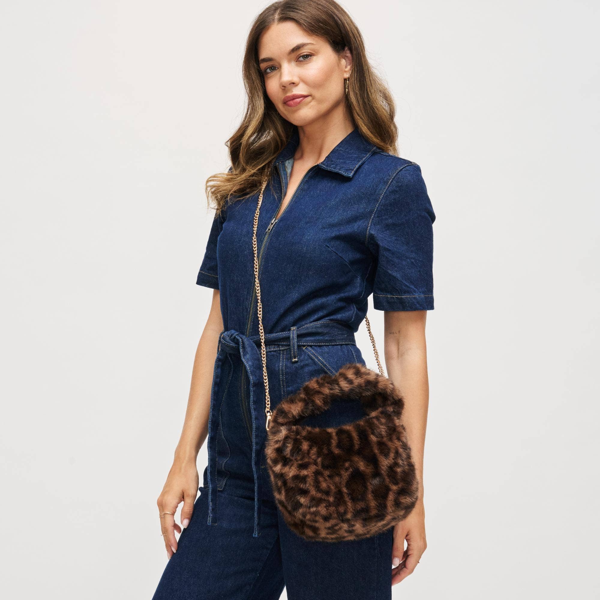 Monica - Faux Fur Crossbody